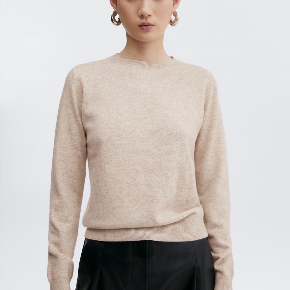 MANGO  SELECTION
100% CASHMERE ROUND-NECK SWEATER
